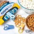 thumbnail image 2 of HAHDAXIA 10 Pc Bag Clips with Magnet- Food Clips, Chip Clips, Bag Clips for Food Storage with Air Tight Seal Grip for Bread Bags, Snack Bags and Food Bags (Yellow and Blue), 2 of 4