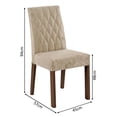 thumbnail image 2 of Kit 4 Sillas para Comedor 4256 Madesa Color Crema, 2 of 10