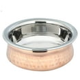 thumbnail image 5 of Copper Tableware Serving Bowl Indian Serveware Handi Set Tureen Copper Stainless Steel Serving Dishes (15 cm) set of 4, 5 of 5
