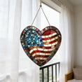 thumbnail image 6 of SHENGXINY 4th of July Window Hanging Decorations, Patriotic Independence Day Decor, Usa Flag Acrylic 2D Star Ornament for Home Living Room Door Window, Party Supplies Multicolor, 6 of 6