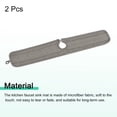 thumbnail image 3 of Uxcell 2pcs Kitchen Faucet Mat, Sink Splash Pad Drain Pad Kitchen Countertop Protector Mat, Grey, 3 of 5