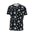 thumbnail image 6 of Wukai Daisies Flowers Print Men's Short-Sleeved Mesh T-Shirt,Quick-Dry Short Sleeve Workout T-Shirt-3X-Large, 6 of 8