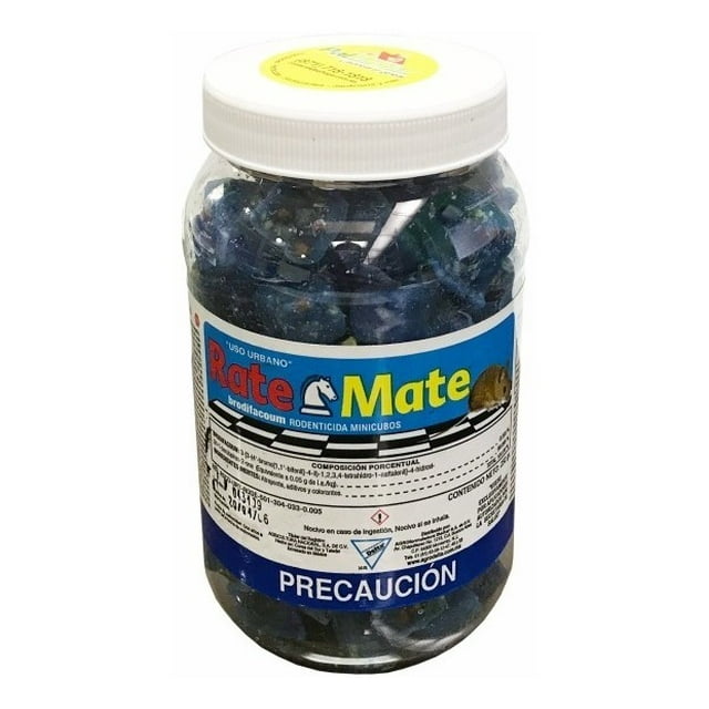 Rate Mate Rodenticida 250gr Cubos Mata Ratas