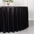 thumbnail image 6 of Efavormart 120" Shiny Black Round Polyester Tablecloth With Shimmer Sequin Dots, 6 of 9