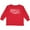 Red, variant on Inktastic Nebraska Word Salad- state outline Boys or Girls Long Sleeve Toddler T-Shirt