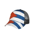 thumbnail image 5 of Flag Of Cuban Snapback Trucker Hats Baseball Caps Adjustable Mesh Back Ball Caps For Men Women, 5 of 5