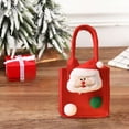 thumbnail image 4 of NWOKYZGH 1Pc Mini Christmas Tree Gift Bags Small Christmas Candy Bags Gift Treat Bags with Handle Christmas Gift Pouch Xmas Present Sack Favor Xmas Holiday Party Gift Bag Supplies, 4 of 6