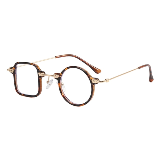 Jumpingount Ojos con estilo, gafas de sol redondas Retro para mujer, gafas de sol de moda para mujer, gafas de sol, gafas Steampunk, leopardo, luz Type3 NO3
