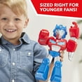 thumbnail image 4 of Transformers Rescue Bots Academy Mega Mighties 10-Inch Optimus Prime Action Figure, 4 of 16