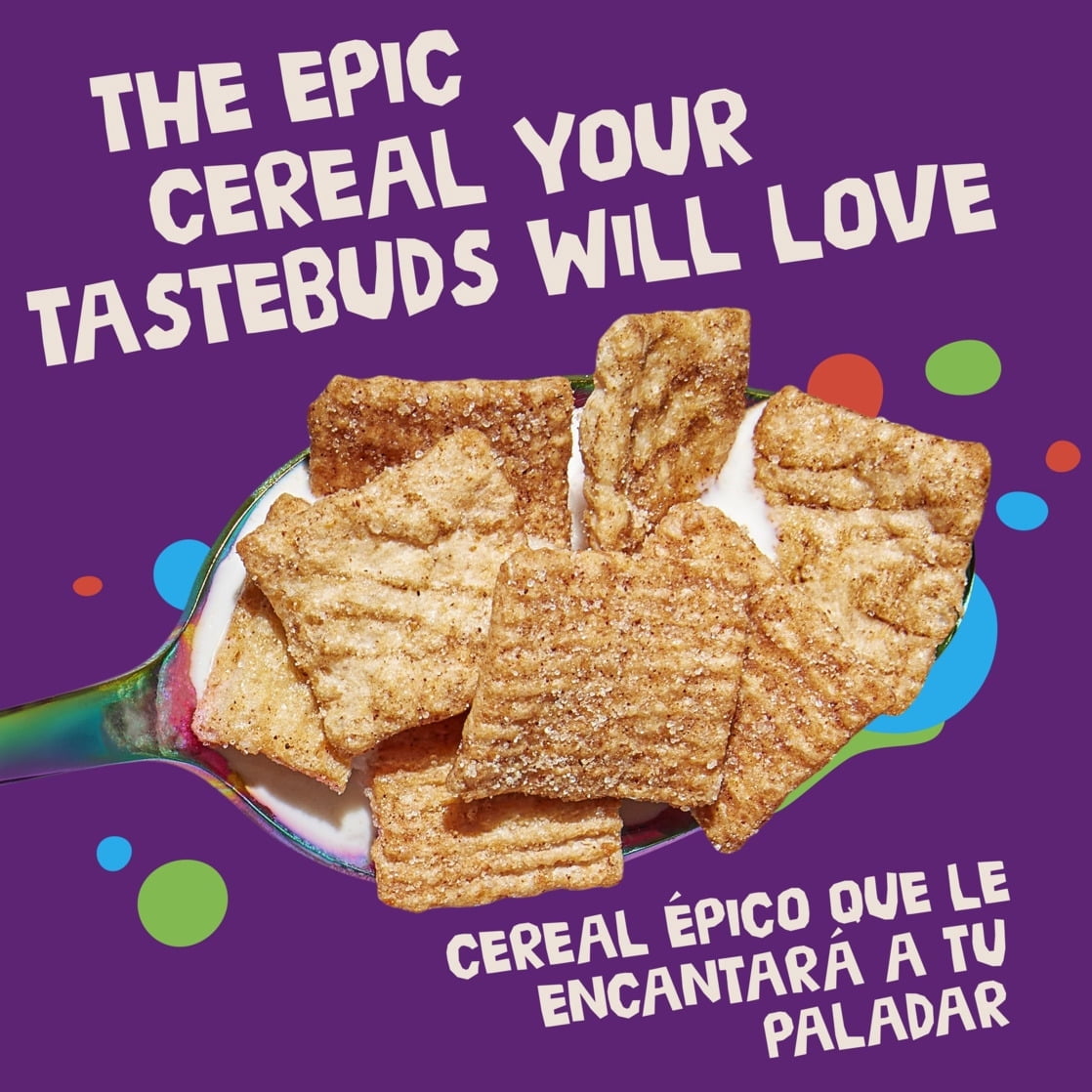 Cinnamon Toast Crunch Breakfast Cereal, Crispy Cinnamon Cereal, Family Size, 18.8 oz(pack of 4)