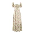 thumbnail image 1 of Vestido largo floral Vestido Largo Con Estampado Floral Para Mujer Vestidos Divididos Bohemios Para Viajes De Verano Para Mujer M METRO Magideal Vestido largo floral, 1 of 7