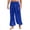 Royal Blue, variant on Mens Satin Lantern Pants Arabian Fancy Dress Gold Trim Blommers Trousers Green XL