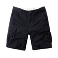 thumbnail image 4 of Nestiefly Cargo Shorts for Men Relaxed Fit Casual Comfy Work Hiking Lightweight Shorts with Pockets Travel Lounge Short Cargo Pants 2026 Black 2XL, 4 of 5