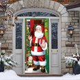 thumbnail image 2 of Decoraciones de Navidad Al Aire Libre Decoración de la Puerta Frontal de Navidad Impresión de la Puerta de Navidad Feliz Navidad, Suministros de Fiesta de la Puerta Frontal de Interior Y Al Aire Libre, 2 of 6