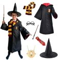thumbnail image 2 of Slytherin Ravencalaw Cloak disfraz de Halloween para niños y adultos, bata mágica de escuela Granger, disfraz de Halloween para hombres y mujeres, 2 of 4