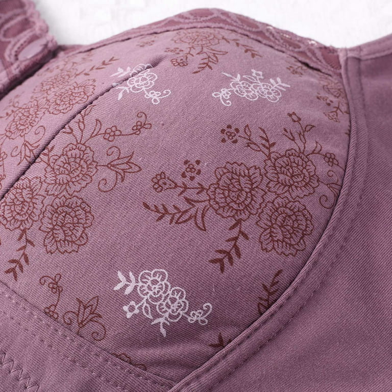 Pedort Adhesive Bra Floral Secrets Comfort Rose Bra, Front Closure