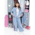 thumbnail image 4 of Wonder Nation Hello Kitty Little and Big Girls Cotton Pull On Denim Pants, Sizes 4-18, 4 of 6