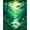 Green, Pattern 4, variant on Flatwoven High Traffic Area Rug, Tropical Jungle Wonderland Abstract Wildlife, Non Slip, Stain Resistant, Washable Area Rugs for Living Room, Bedroom(Green, 4X6)