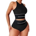 thumbnail image 2 of SAYOO Traje deportivo de verano femenino con impresión de letras SAYOO moda, 2 of 5