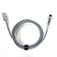 thumbnail image 4 of Cable Resorte Aviación USB Tipo C para Teclado 2 Uds (gris Plateado), 4 of 9