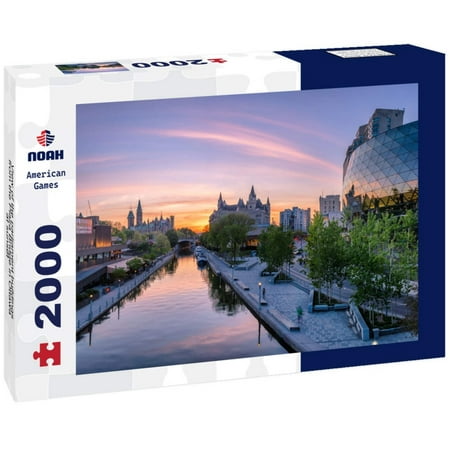 Noah Jigsaw Puzzle View of the parliament buildings from the Plaza Bridge in Ottawa at sunset 2000 Pieces