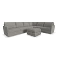 thumbnail image 3 of Homestyles 90226NSEC931302 Flex 6-Seat Sectional with Narrow Arm & Ottoman, Gray, 3 of 5