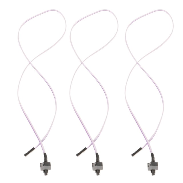 3 Uds., Caja De PC, Cable De Botón Pulsador De Alimentación, Cable De Interruptor De Encendido/apagado De Computadora ATX Sunnimix Botón de encendido y apagado del cable de alimentación
