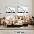 thumbnail image 4 of Elephant Stock Arctic Fox Wall Art - Horizontal Canvas Wall Art - Living Room Wall Decor - Animal Canvas - Gray And Blue Decor - 39" x 26", 4 of 8