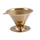 thumbnail image 1 of Filtro de Acero Inoxidable para Cafetera Manual Macarena Filtro de Café Permanente Gotero de Café Reutilizable Dorado, 1 of 8