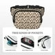 thumbnail image 5 of Fotbe Dachshund Cangurera Cuadrada con Estampado de Doble Capa, Bolsa de Cintura Ajustable Mini para Hombres y Mujeres, 5 of 9