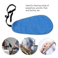 thumbnail image 3 of Saxophone Cleaning Cloth A Shape Cloth Cleaner Tool Accessory for Piccolo Flute Sax Dark Blue, 3 of 5