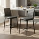 thumbnail image 4 of Set of 2 Bancos Alto, con Respaldo y Reposapié, Color Gris HOMEMAKE FURNITURE Moderno, 4 of 7