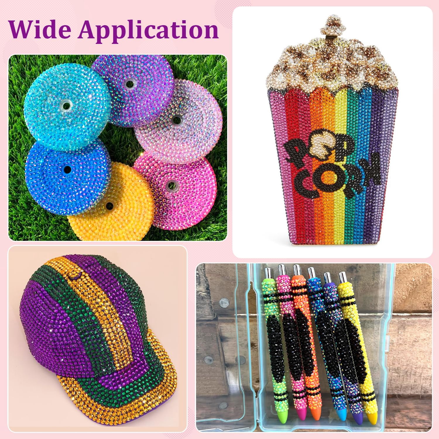 19200 pcs Resin Jelly Rhinestones for Crafting Bedazzling, Multicolor 3mm Flatback Gems for Crafts Clothes Tumblers Shoes Nails, Flat Back Mixed Color Bulk Bedazzler Kit Jewels