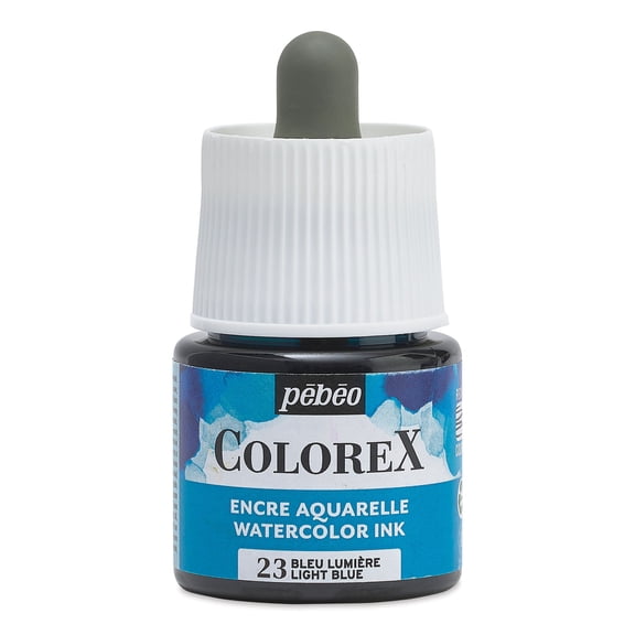 Pebeo Colorex Inks - Light Blue, 45 ml