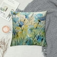 thumbnail image 2 of FUMJ Watercolor Olive Green Wild Flowers Floral  Throw Pillow Covers Decorate Home Bedroom Living Room Girls Room, Spring Summer Pillowcase, 2 of 5