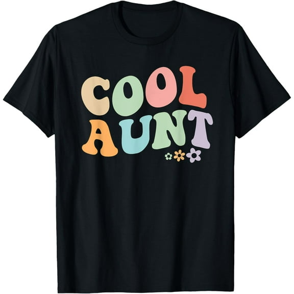 Cool Aunt vintage floral design to auntie from niece T-Shirt