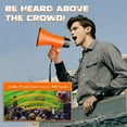 thumbnail image 2 of Portable Megaphone Bullhorn 20 Watt Power Megaphone Speaker Voice and Siren/Alarm Modes with Volume Control and Strap (Orange), 2 of 9