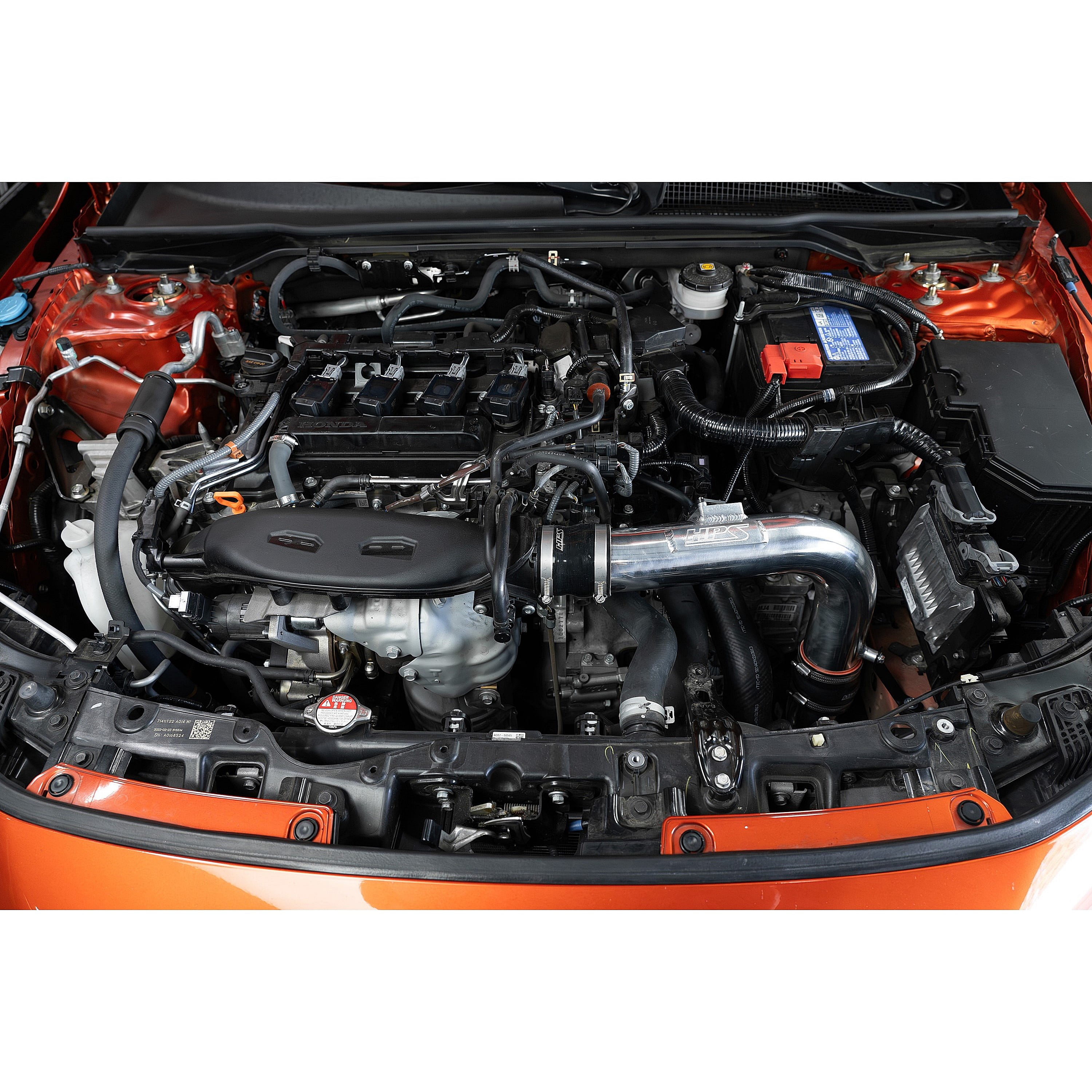 HPS Black Cold Air Intake Kit Cool Long CAI Compatible for 2023-2024 Acura Integra 2022-2024 Honda Civic Si 1.5L Turbo, 837-732WB