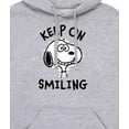 thumbnail image 3 of Peanuts - Keep On Smiling Snoopy Sketch -Men's Pullover Hoodie, 3 of 6