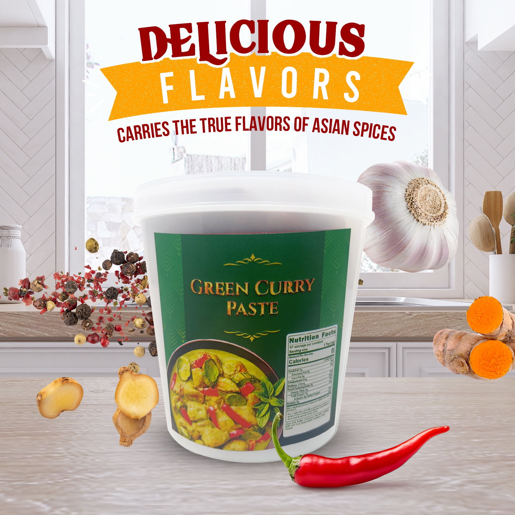 Thai green sales curry paste syns