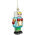 thumbnail image 4 of Northlight Glittered Robot Glass Christmas Ornament - 4.75" - Multi-Colored, 4 of 7