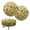 Butterfly Sunflower, variant on ZIATUBLE Sunflower Wooden Bar Stool Seat Covers Dustproof Stool Covers Chair Slipcovers 2 Pieces Universal Circle Stool Seat Covers Easy to Install Seat Cover for Vanity Chair Size S