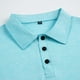 thumbnail image 5 of Camiseta deportiva de manga corta con cuello para hombre: diseño liso, poliéster-spandex, prenda informal para la playa, estampado a rayas, tallas S-XXXL, 5 of 7