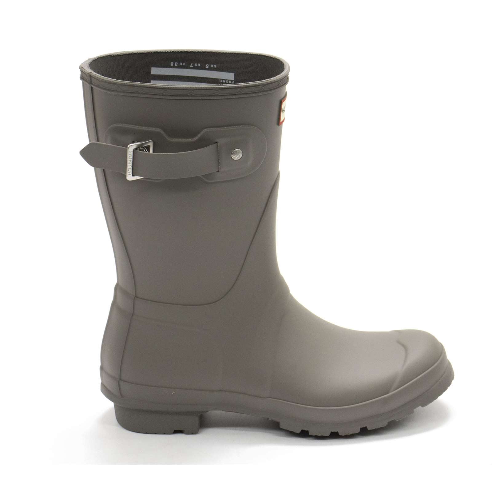 Hunter Women's Original Short Rain Boot, Grey Heron,11 M US