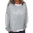thumbnail image 1 of Sweat à Capuche pour Femmes - Manches Longues Col Rond Imprimé Rugby pour un Port Quotidien Confortable et Style Athlétique, 1 of 3