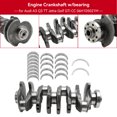 thumbnail image 4 of Engine Crankshaft w/bearing for Audi A3 Q3 TT Jetta Golf GTI CC 06H105021M, 4 of 14