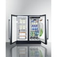 thumbnail image 5 of FFRF3070BSS 30 Side-by-Side Compact Refrigerator and Freezer with 5.4 cu. ft. Capacity  LED Lighting  Frost Free Operation  High Temperature and Open Door Alarm  in Stainless Steel with Blac, 5 of 5