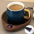 thumbnail image 1 of Almohadilla calefactora para té y café, enchufe europeo de 80  degreeC, calentadores de bebidas, placa calentadora de taza inteligente, Control inteligente, Macarena almohadilla de café, 1 of 8