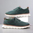 thumbnail image 6 of Men's Casual Walking Sneakers - Breathable Knit Upper Shoes with Quick-Lace Elastic System, 6 of 7