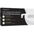 GreenCo Slim Bidet Attachment Hot and Cold Water Spray NonElectric